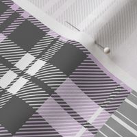 Fearfully and Wonderfully Made Patchwork Fabric || Purple & Grey