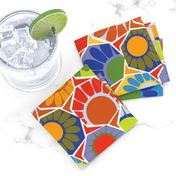 Broken Spanish Flower Tiles