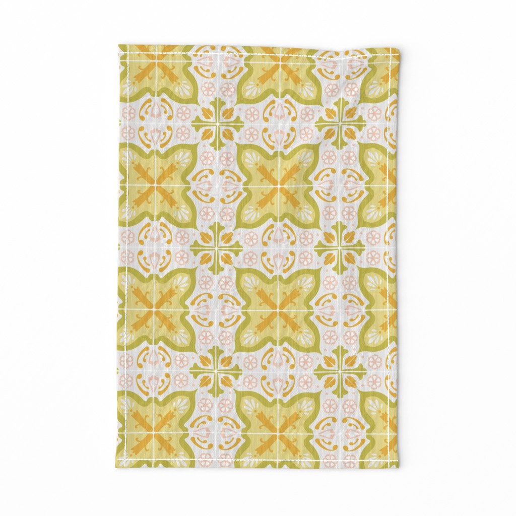 Spanish tile in yellows