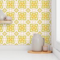 Spanish tile in yellows