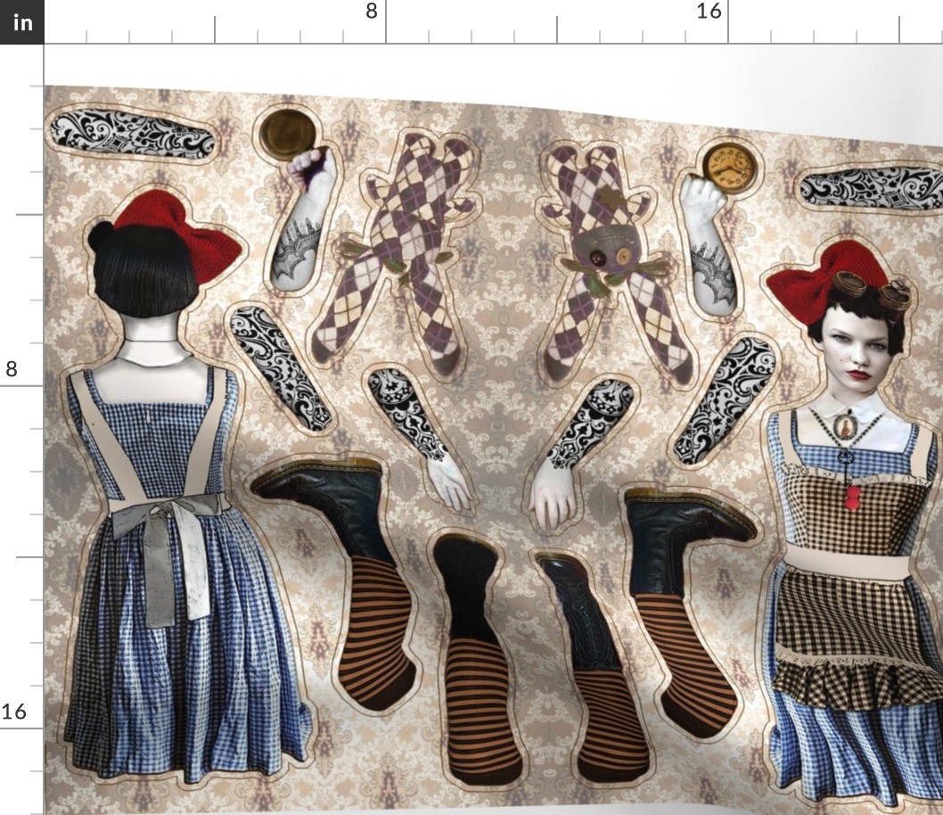 Alice in Steamland Doll Pattern