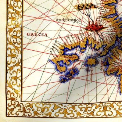 1533 Black Sea Map (27"W)