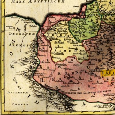 1759 Map of Palestine (21"W)