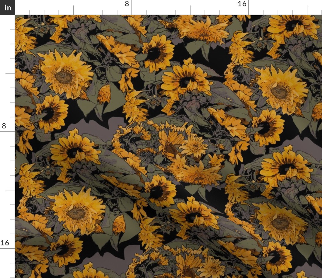 Sunflowers or Rudbeckia