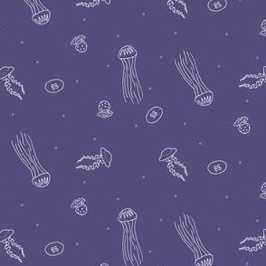 Jellyfish in Purple