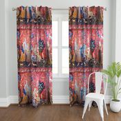 Unicorn tapestry fabric