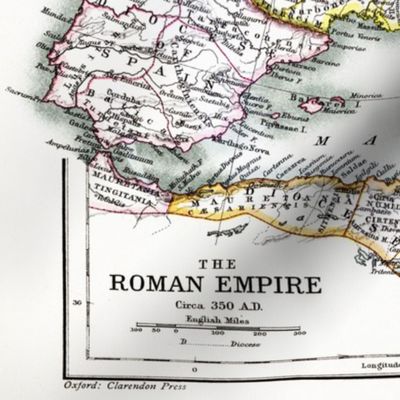 Roman Empire 350 AD (27" W) 