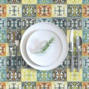 Dogwood Spanish Tiles - Mosaic - Medium Scale