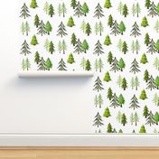 Pine Tree Forest - Woodland Trees SMALL SCALE C