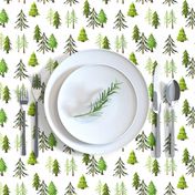 Pine Tree Forest - Woodland Trees SMALL SCALE C