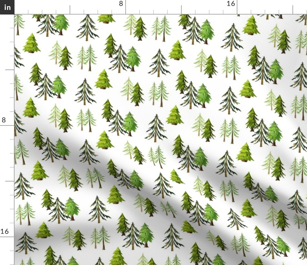 Pine Tree Forest - Woodland Trees SMALL SCALE C