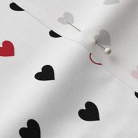 Red + Black Hearts – Love Heart Valentines Day