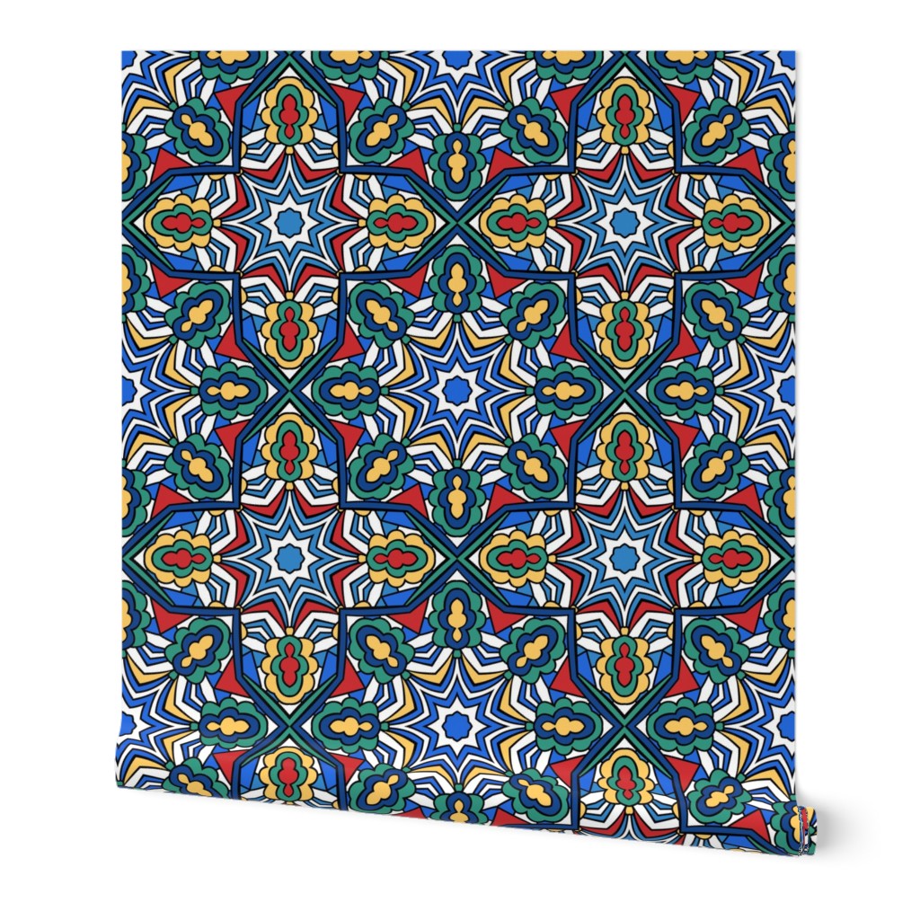 Mediterranean abstract pattern.