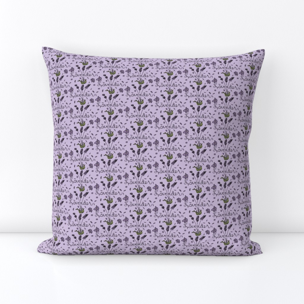 Lavender With Lavender Background
