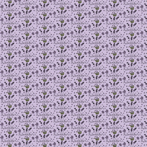 Lavender With Lavender Background