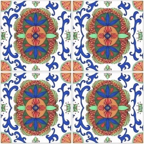 Spanish Tile Mandalas, Small Scale