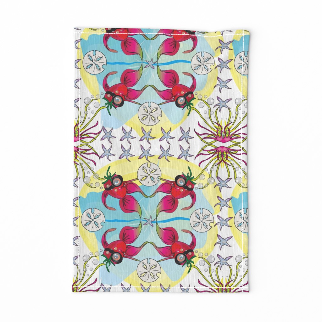 Strawberrybeta, Spanish Tile, Art, Spoonflower Challenge