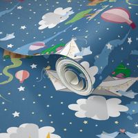 Paper Dreams, Origami birds, Hot Air Balloons, Paper Boat, Dreaming, Japanese Art