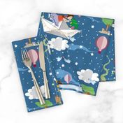 Paper Dreams, Origami birds, Hot Air Balloons, Paper Boat, Dreaming, Japanese Art
