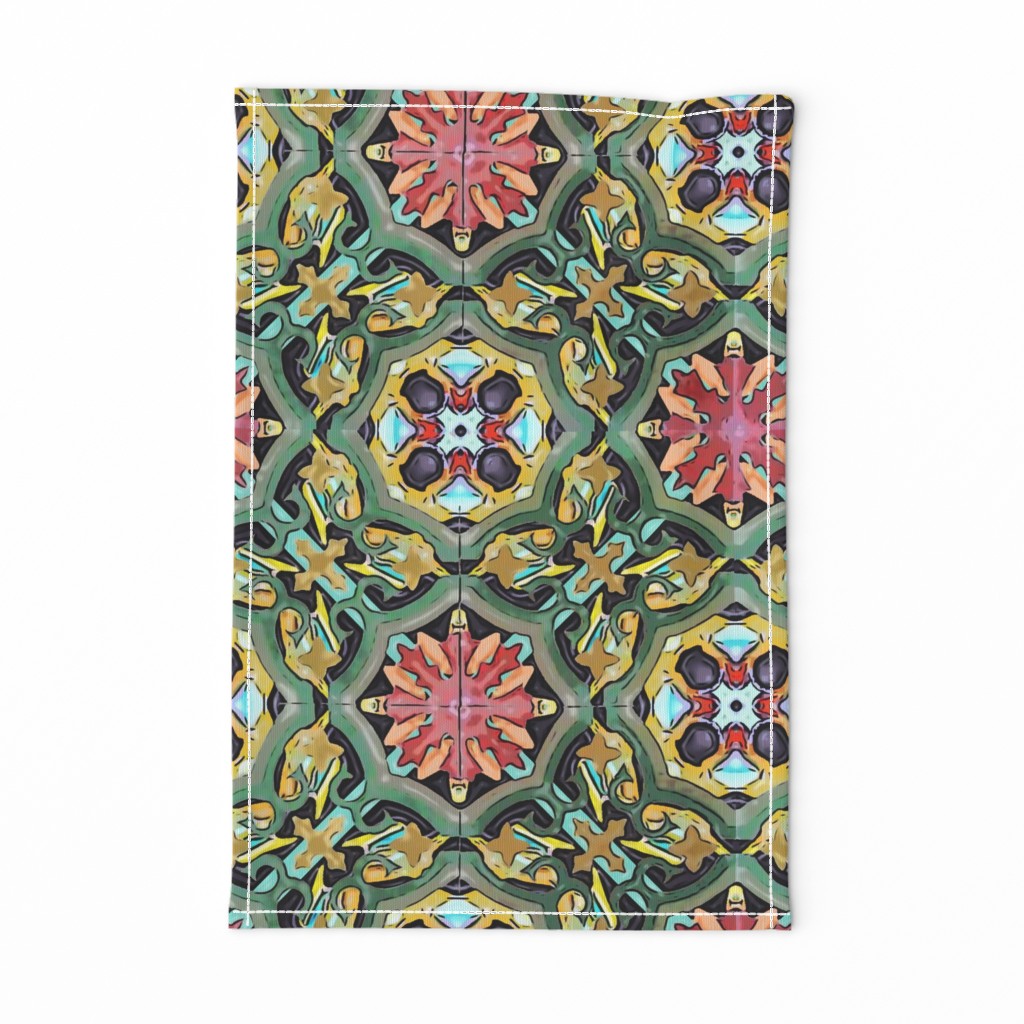 Ornamental spanish tiles 