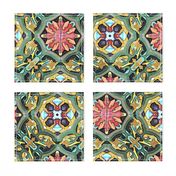 Ornamental spanish tiles 