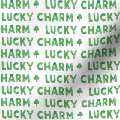 lucky charm - green watercolor 