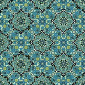 Melanie Ortner - spanish tile - kaleidoscope