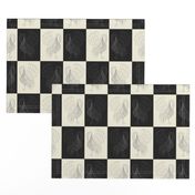 Art swan chess pristine/black