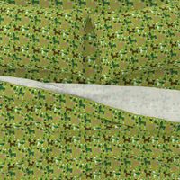 pitbull leprechaun fabric - st pattys day st. patricks day dog design - lime