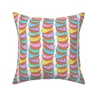 Small scale // Mexican pan dulce // white background pastel conchas 