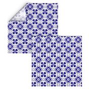 Spanish Tiles in Mediterranean Blue