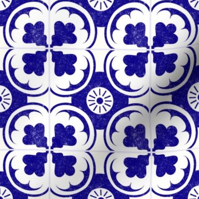 Spanish Tiles in Mediterranean Blue