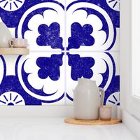 Spanish Tiles in Mediterranean Blue