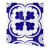 Spanish Tiles in Mediterranean Blue