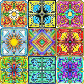 colorful Spansh tiles 