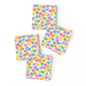 Valentines Day Candy Hearts - Valentines Day - Valentines Day Fabric