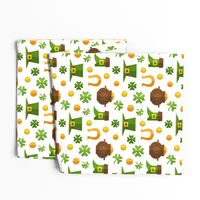 Saint Patrick's Day, Leprechaun Beer Horse Shoe Clover Cute St. Patricks Day