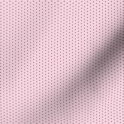 dots // pink and black sweet preppy polka dots little dots - mini