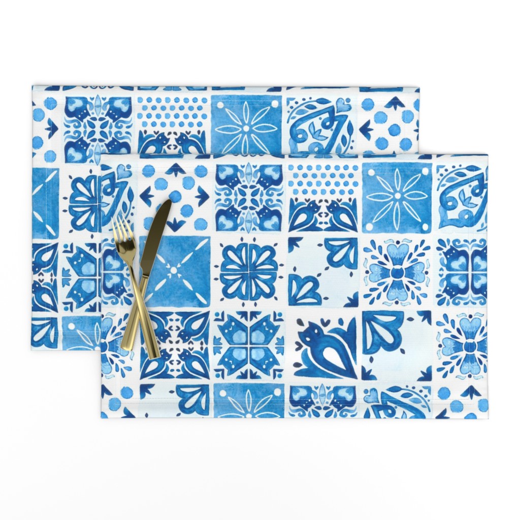 Spanish cat tiles