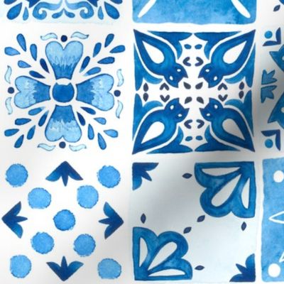 Spanish cat tiles