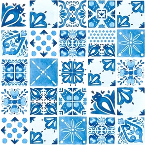 Spanish cat tiles