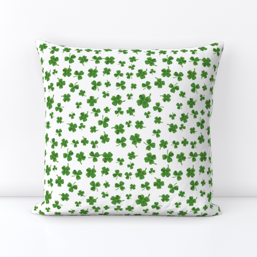 Saint Patricks Day Watercolor Clover St. Patricks Day