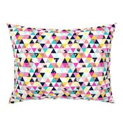 Colorful Summer Floral Triangle (SMALL print)