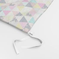 Colorful Summer Floral Triangle (SMALL print)