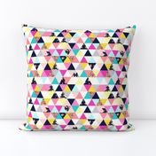 Colorful Summer Floral Triangle (SMALL print)