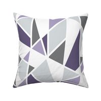 Geometric in Lavender, Purple and Gray