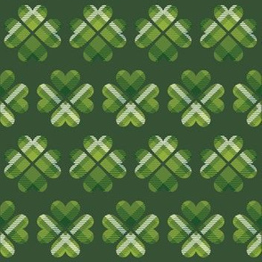 Saint Patricks Day Four Leaf Clover Plaid St. Patricks Day