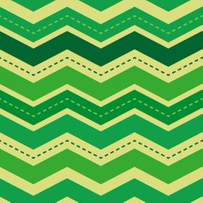 Saint Patricks Day Green Chevron Stripes St. Patricks Day