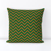 Saint Patricks Day Green Orange Chevron St. Patricks Day