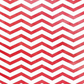 Red Watercolor Chevron